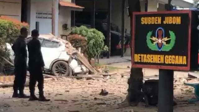 Kesaksian Warga soal Ledakan Bom di Mako Brimob Polda Jatim