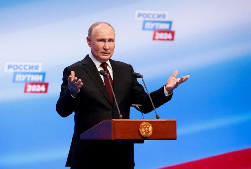 Menang Pilpres, Putin Berterima Kasih ke Rakyat Rusia dan Janji Tuntaskan Perang di Ukraina
