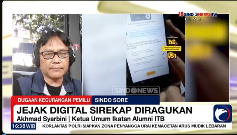 Ikatan Alumni ITB Sebut Jejak Digital Sirekap Meragukan Keabsahan Hasil Pemilu 2024
