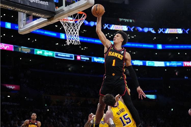 Hasil NBA: Lakers Gilas Hawks, D'Angelo Russell Cetak Double-Double