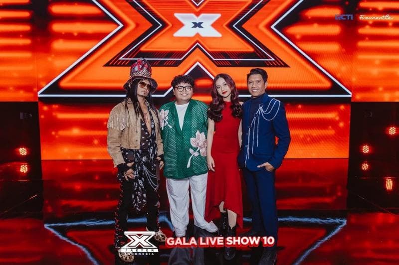 Top 4 X Factor Indonesia Siap Bertarung Perebutkan Kursi ke Babak Grand Final