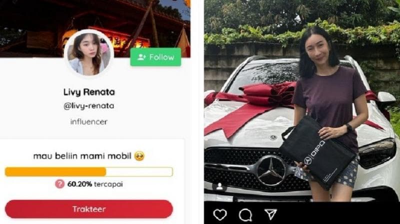 Viral Livy Renata Open Donasi untuk Beli Mobil Baru Sang Ibu, padahal Aslinya Orang Kaya Viral Livy Renata Open Donasi untuk Beli Mobil Baru Sang Ibu, padahal Aslinya Orang Kaya