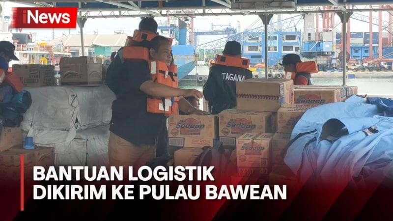 Pemprov Jatim dan BNPB Kirim Bantuan Logistik ke Pulau Bawean dengan KN SAR Permadi