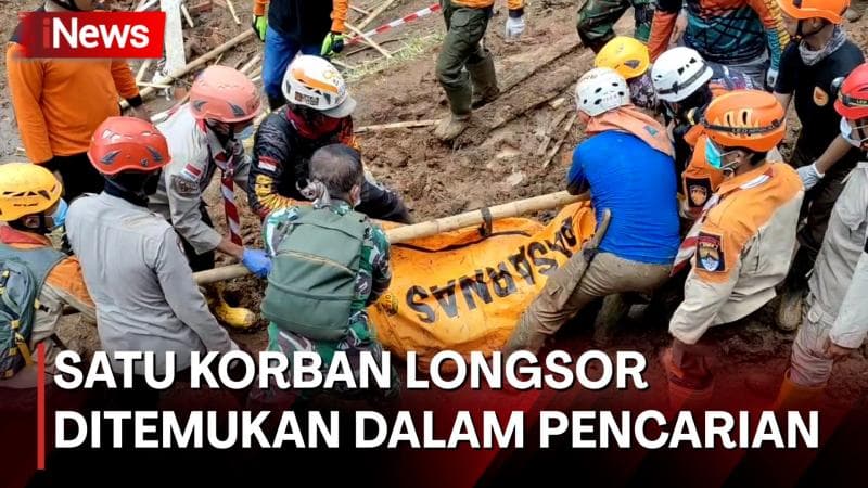 Satu Korban Longsor di Bandung, Jawa Barat Ditemukan dalam Pencarian Hari Keempat