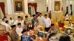 Buka Puasa Bareng Jokowi, Para Menteri Sambangi Istana