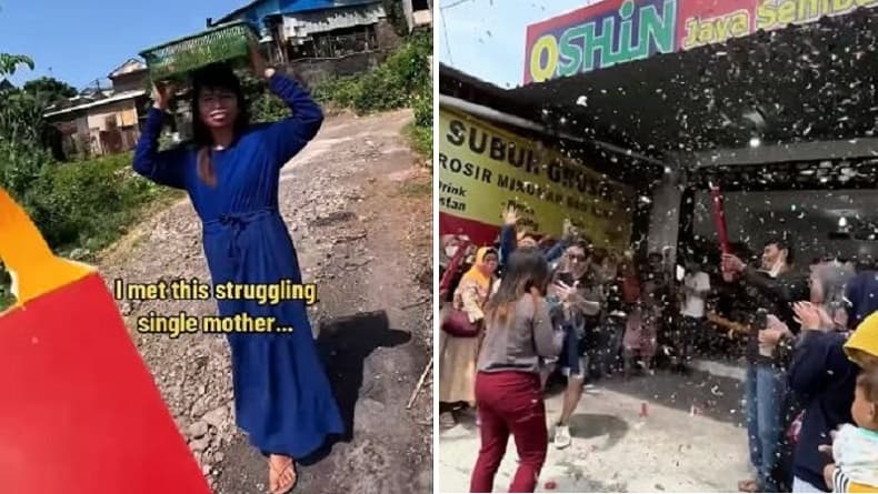 Viral Pernah Jual Buah ke Bule, Ibu Penjual Snack Keliling di Bali Nangis Diberi Hadiah Toko Viral Pernah Jual Buah ke Bule, Ibu Penjual Snack Keliling di Bali Nangis Diberi Hadiah Toko