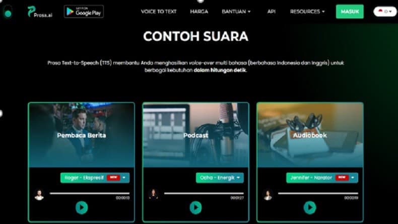 Text-to-Speech Prosa Dilengkapi Speech Synthesizer, Pengguna Bisa Ubah Teks Tertulis Jadi Ucapan Text-to-Speech Prosa Dilengkapi Speech Synthesizer, Pengguna Bisa Ubah Teks Tertulis Jadi Ucapan