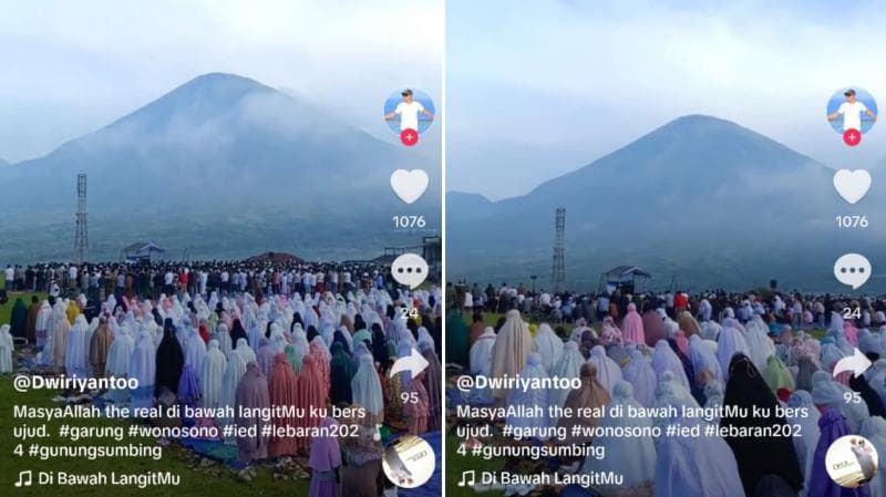 Viral Pemandangan Indah Shalat Id Bisa Melihat Gunung, Ternyata di Sini Lokasinya! Viral Pemandangan Indah Shalat Id Bisa Melihat Gunung, Ternyata di Sini Lokasinya!