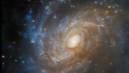 Hubble Tangkap Galaksi Terang di Balik Nebula Gelap, Begini Penampakannya