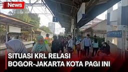 Usai Libur Lebaran, KRL Relasi Bogor-Jakarta Kota Kembali Padat Pagi Ini
