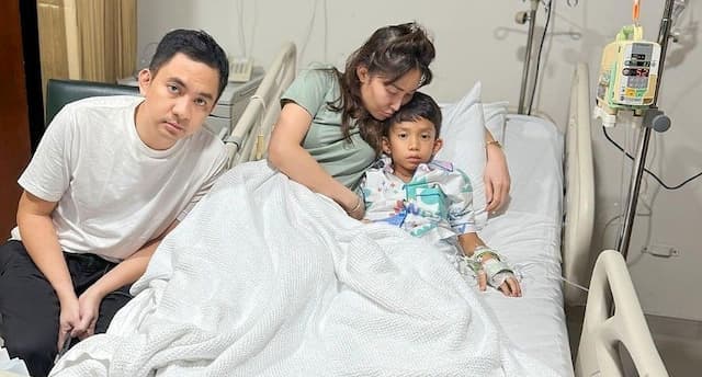 Anak Ayu Dewi Mendadak Dilarikan ke Rumah Sakit, Tangan sampai Diinfus