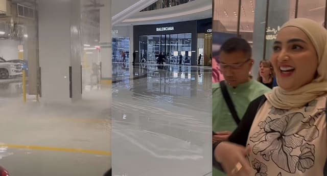 Momen Anang Hermansyah Terjebak Badai di Dubai, Mal dan Toko Branded Kebanjiran