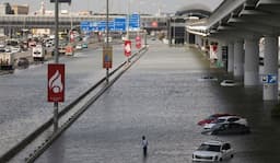 Kondisi Terkini Banjir Besar di Dubai, Aktivitas Warga Masih Lumpuh