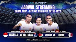 Jadwal Siaran Langsung Timnas Indonesia U-23 Vs Australia di RCTI+