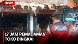 Habiskan Waktu 17 Jam, Pemadaman Toko Bingkai di Mampang Prapatan Rampung 