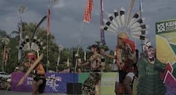 Mengenal Keunikan Ritual Panen Padi Suku Dayak lewat Festival Lom Plai 2024 