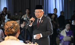 Hadiri Pernikahan Putri Ketua MPR, Wapres Beri Nasihat 
