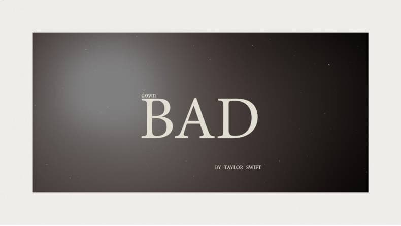 Lirik Lagu Down Bad - Taylor Swift dan Terjemahan Lirik Lagu Down Bad - Taylor Swift dan Terjemahan