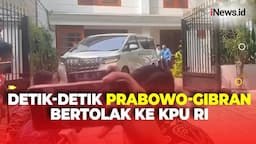 Penampakan Prabowo-Gibran Bertolak ke KPU dari Kediaman Kertanegara