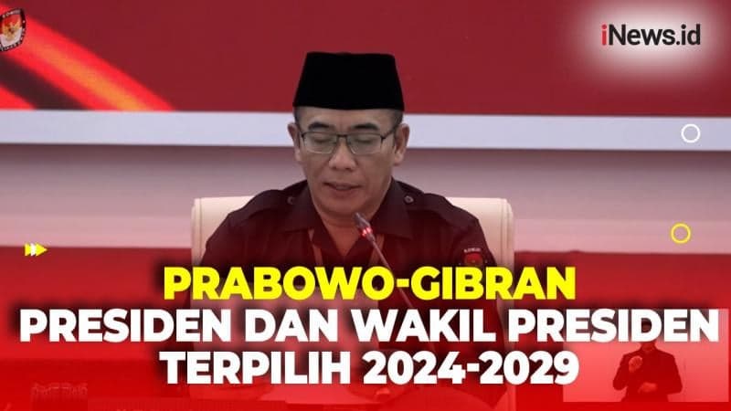 Sah! Prabowo-Gibran Resmi Ditetapkan Presiden dan Wakil Presiden RI Terpilih 2024-2029