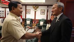 Menlu Singapura Balakrishnan Temui Prabowo di Kantor Kemhan, Ini yang Dibahas