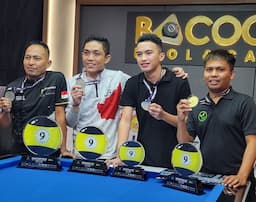 Hasil Final Turnamen International Borneo 9 BallOpen 2024: Feri Satriyadi Juara