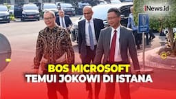 Potret Kedatangan CEO Microsoft di Istana Negara untuk Bertemu Jokowi