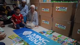 MNC Peduli Serahkan Bantuan 10.000 Masker untuk Pasien Kanker di Rumah Singgah Bunda Peduli 