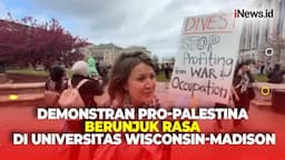 Mahasiswa Wisconsin-Madison Protes Perang Israel-Hamas