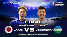 Link Live Streaming Jepang Vs Uzbekistan Final Piala Asia U-23 2024 Malam Ini di RCTI+
