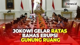 Gelar Ratas Erupsi Gunung Ruang, Jokowi Minta AHY Pastikan Lokasi Relokasi Pengungsi