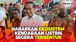 Presiden Jokowi Sebut Pabrik Baterai Mobil Listrik Beroperasi Bulan Depan