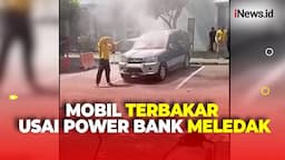 Power Bank Tiba-Tiba Meledak Nyaris Bakar Mobil di Parkiran RSUD Nganjuk