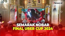 Dukung Tim Beregu Putri, Nobar Final Uber Cup 2024 di Kemenpora Berlangsung Semarak