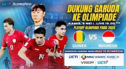 Tonton Playoff Indonesia U-23 Vs Guinea di RCTI+, Kesempatan Terakhir Lolos Olimpiade Paris 2024 