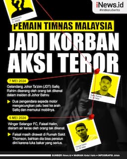Infografis Teror ke Pemain Timnas Malaysia Terus Berlanjut