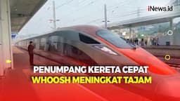 Libur Panjang Isa Almasih, Stasiun Kereta Cepat Whoosh Halim Ramai Penumpang 
