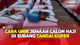 Jemaah Calon Haji di Subang Tandai Koper dengan Sandal hingga Boneka agar Mudah Dikenali