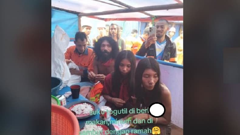 Viral 3 Warga Suku Pedalaman Halmahera Datangi Pekerja Tambang, Netizen: Cantik-Cantik Viral 3 Warga Suku Pedalaman Halmahera Datangi Pekerja Tambang, Netizen: Cantik-Cantik