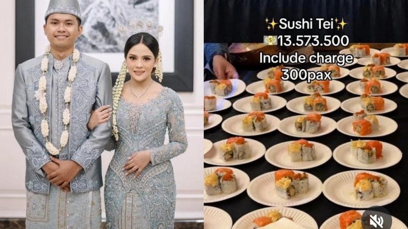 Viral Menu Hidangan Pernikahan Mewah Habiskan Dana hingga Rp216 Juta, Ada Sushi Tei hingga Dcrepes Viral Menu Hidangan Pernikahan Mewah Habiskan Dana hingga Rp216 Juta, Ada Sushi Tei hingga Dcrepes