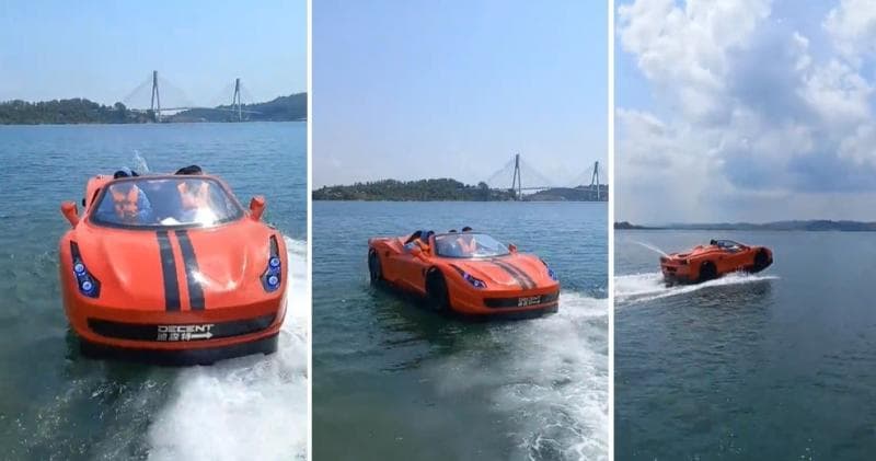 Viral Mobil Ferrari Bisa Berlayar di Atas Laut, Netizen Penasaran: Berapa Harga Sewanya? Viral Mobil Ferrari Bisa Berlayar di Atas Laut, Netizen Penasaran: Berapa Harga Sewanya?