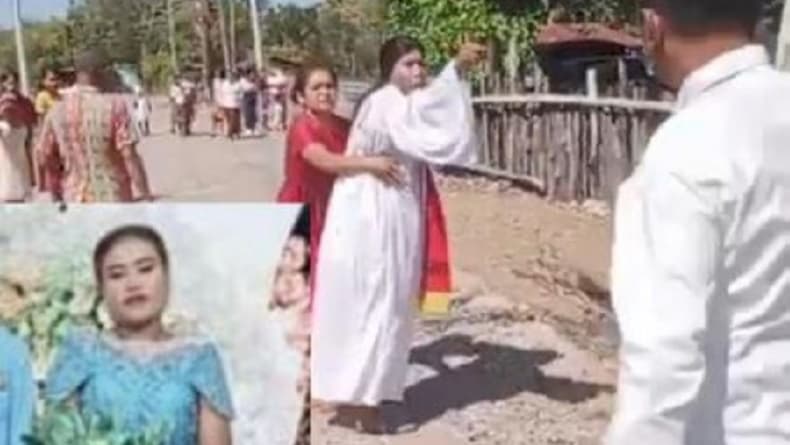 Viral Pengantin Perempuan Pukul Pendeta di Kupang NTT saat Pemberkatan Nikah Viral Pengantin Perempuan Pukul Pendeta di Kupang NTT saat Pemberkatan Nikah