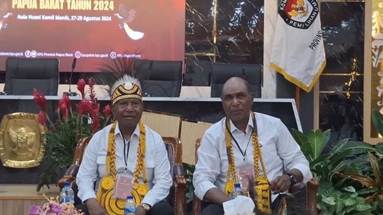 Maju Pilgub Papua Barat, Dominggus Mandacan-M Lakotani Komitmen Lanjutkan Pembangunan Maju Pilgub Papua Barat, Dominggus Mandacan-M Lakotani Komitmen Lanjutkan Pembangunan