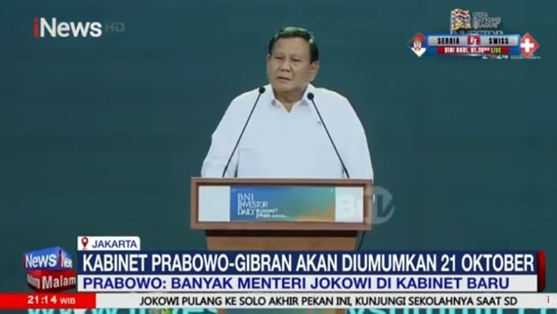 Bocoran Menteri dari Prabowo, Sebagian dari Kabinet Presiden Jokowi Bocoran Menteri dari Prabowo, Sebagian dari Kabinet Presiden Jokowi