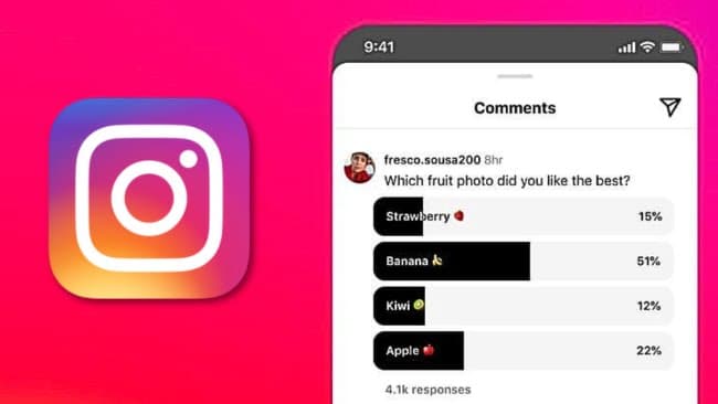Mirip X, Pengguna Instagram Segera Bisa Buat Polling di Kolom Komentar Mirip X, Pengguna Instagram Segera Bisa Buat Polling di Kolom Komentar