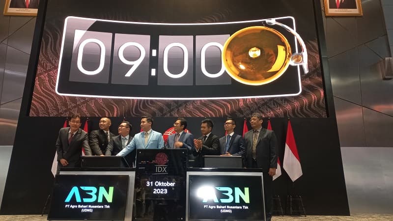 Resmi Melantai di Bursa, Harga Saham Agro Bahari (UDNG) Melesat 10% Resmi Melantai di Bursa, Harga Saham Agro Bahari (UDNG) Melesat 10%
