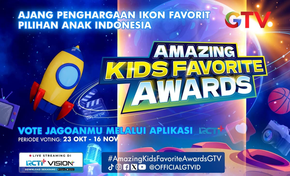 Daftar Nominasi Amazing Kids Favorit Awards, Simak Cara Votingnya! Daftar Nominasi Amazing Kids Favorit Awards, Simak Cara Votingnya!