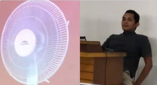 Kocak! Dosen Siapkan Kipas Angin Raksasa Virtual agar Mahasiswa Tak Kepanasan Kocak! Dosen Siapkan Kipas Angin Raksasa Virtual agar Mahasiswa Tak Kepanasan