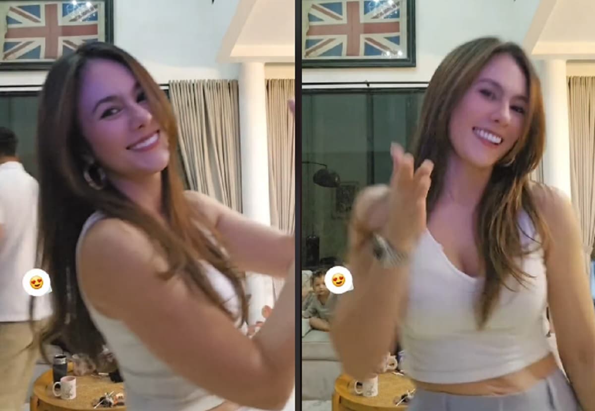 Mbak Sri Wulandari Guritno Goyang TikTok Pakai TankTop Putih Bikin Netizen Gagal Fokus Mbak Sri Wulandari Guritno Goyang TikTok Pakai TankTop Putih Bikin Netizen Gagal Fokus