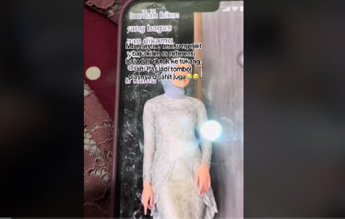 Viral Kebaya Dijahit Lengkap dengan Tombol Play Video, Netizen: Silver Play Button Viral Kebaya Dijahit Lengkap dengan Tombol Play Video, Netizen: Silver Play Button